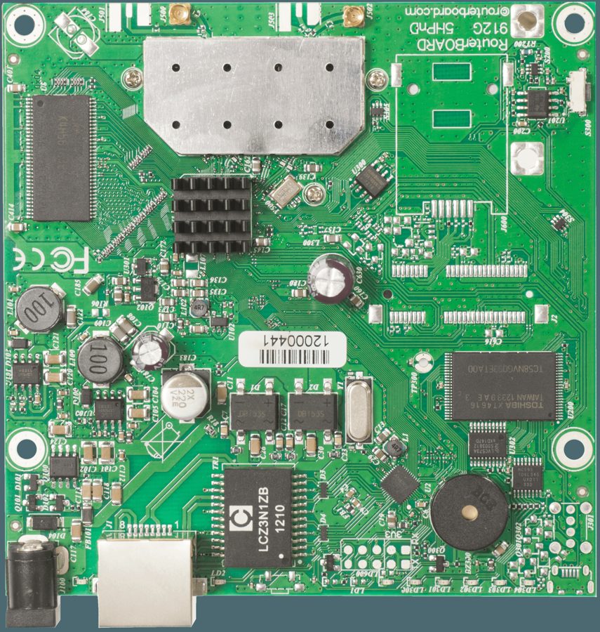 ROUTER BOARD PLACA (MIKROTIK) 911G 2HPND (2.4GHZ) L3