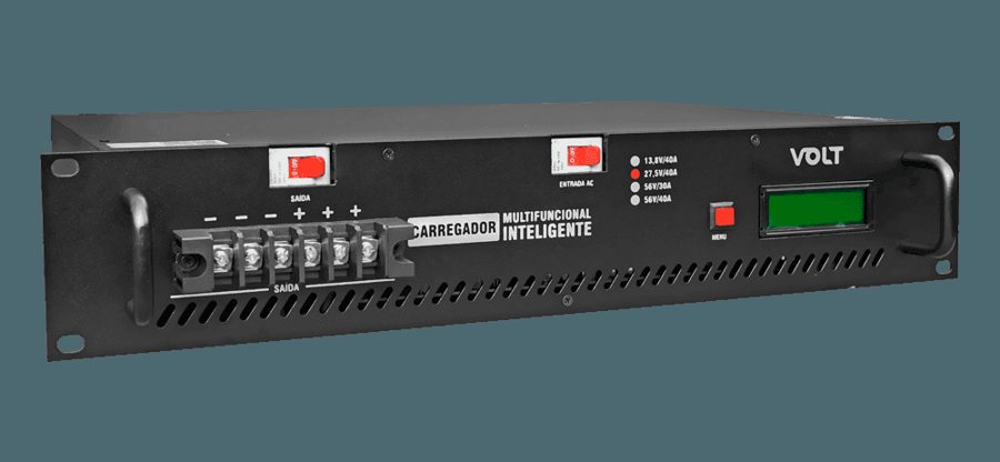 CARREGADOR MULTIFUNCIONAL INTELIGENTE (VOLT) 27,5V 40A