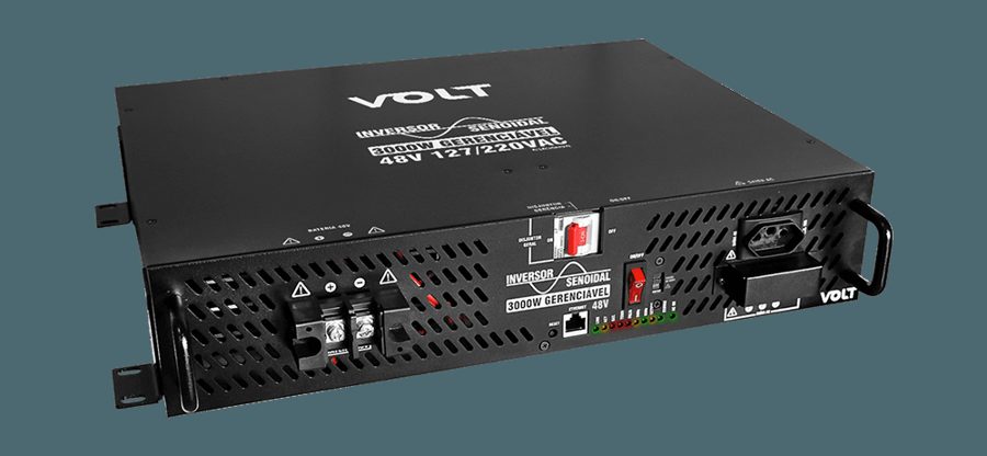INVERSOR SENOIDAL 3000W (VOLT)(48V/-48) 127/220(GERENCIAVEL)