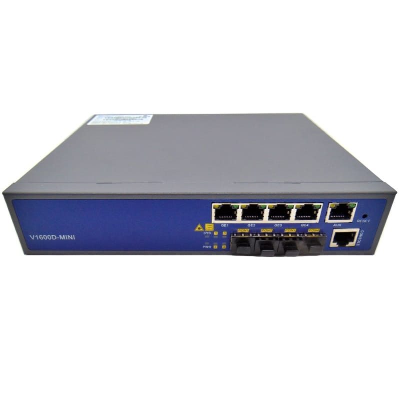 OLT EPON 4PON V1600D-MINI 4GE UPLINK 1U