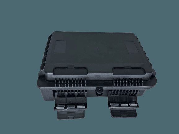 CAIXA ATENDIMENTO 16FO (GFIBER) (VAZIA) PRETA (2 TRAVA)