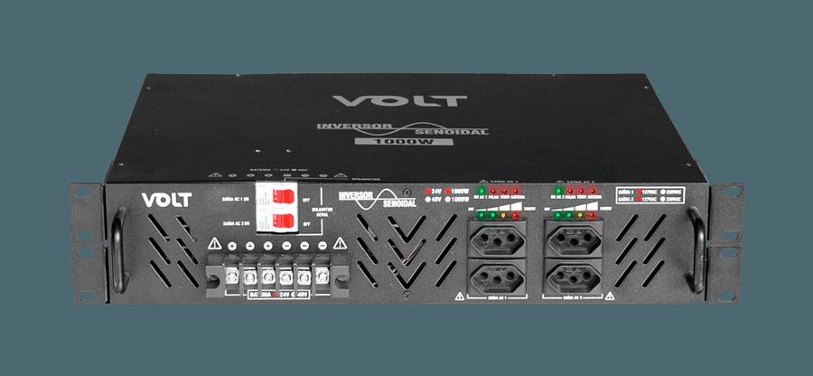 INVERSOR SENOIDAL (VOLT) 24VDC 220(VAC) 1000W 2U