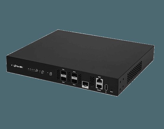OLT GPON (UBIQUITI) UF-OLT-4 4PON 1SFP 10GBPS 512 ONUAS