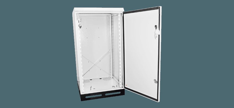 RACK OUTDOOR 20US (VOLT) (19 POL) C/ FIXACAO P/ POSTE
