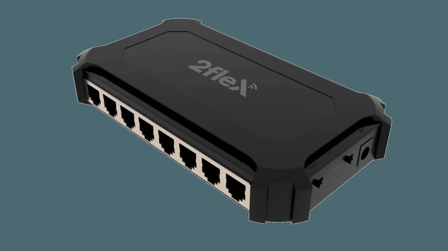 SWITCH (2FLEX) 2F-N10008GPOE GIGA 8P (5/48V) (VLAN) CASC.