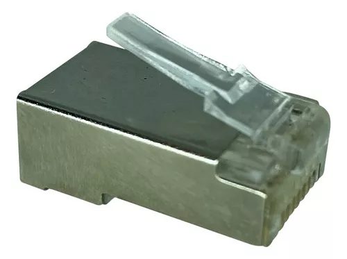 CONECTOR RJ45 BLINDADO (ADCONNECT) CAT5E (100 UND)