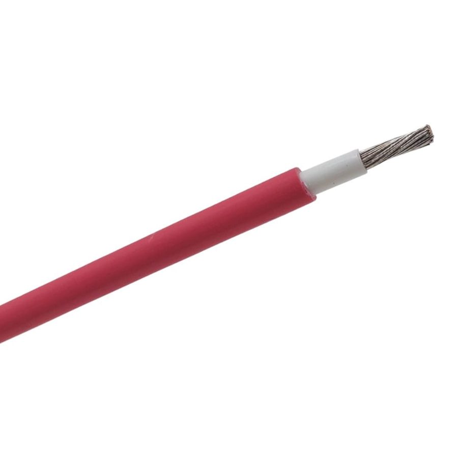 CABO FOTOVOLTAICO (GFIBER) 1,8KV C.C 6MM (30METROS) VERMELHO