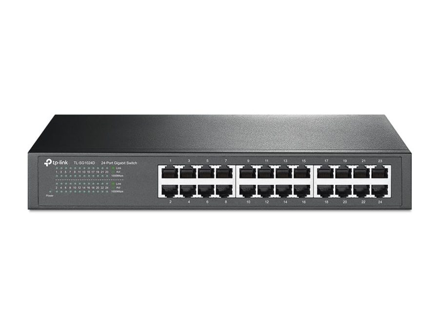 SWITCH (TP-LINK BR) TL SG1024D GIGA (24 PORTAS) RACK