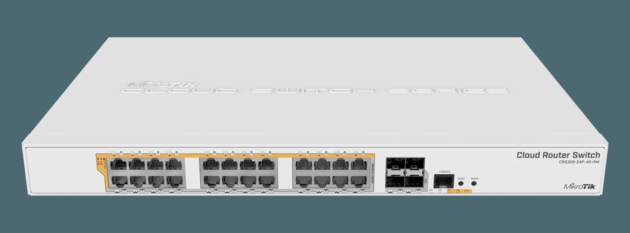 SWITCH (MIKROTIK) CRS328-24P-4S RM L5