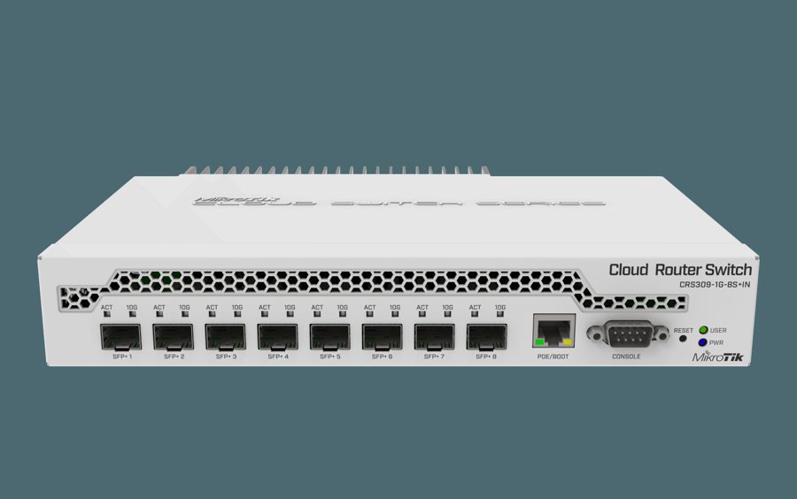 SWITCH (MIKROTIK) CRS309-1G-8S IN L5