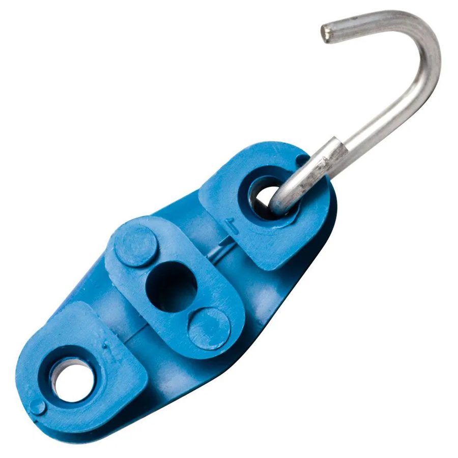 FERRAGEM CONJ. (TGL) ESTICADOR FIO (DROP) FIG8 (AZUL)