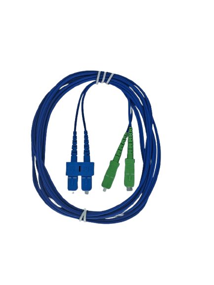 CORDAO OPTICO DUPLEX (FIBRACEM) (SC-UPC/SC-APC) 2,5M (RI)