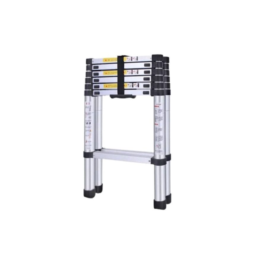 ESCADA TELESCOPICA DOBRAVEL C/ESTRUTURA DE ALUMINIO 1,64 M
