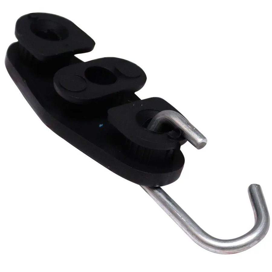 FERRAGEM CONJ. (TGL) ESTICADOR FIO (DROP) FIG8 PRETO